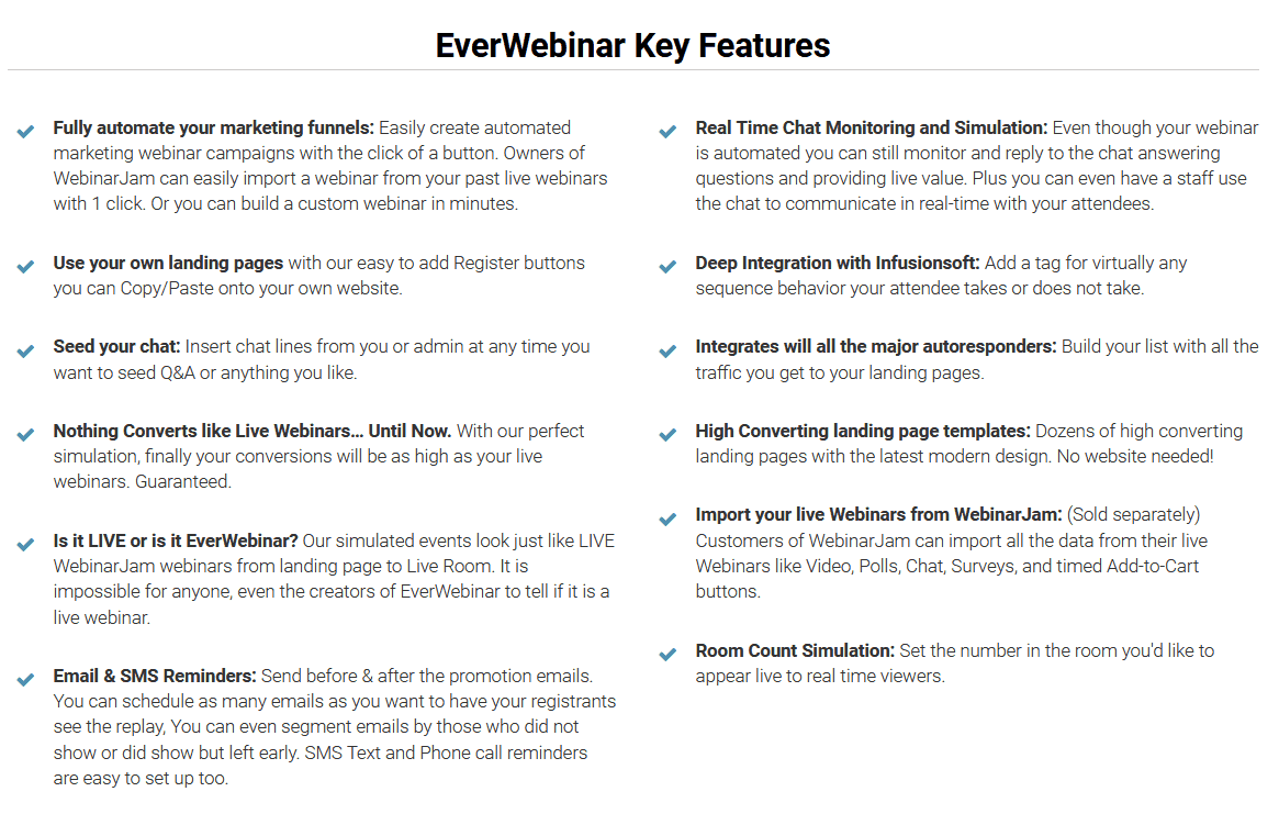 everwebinar key features