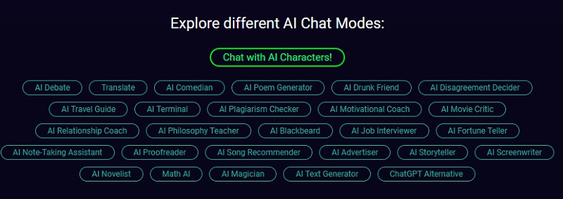 deepai chat mode